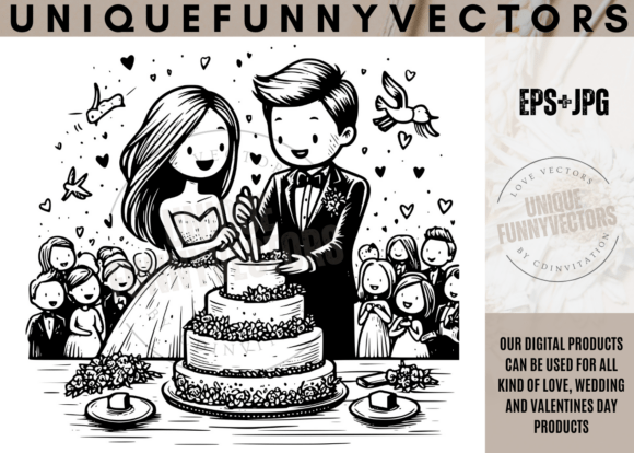 Charming Love and Wedding SVG Vectors for Modern Design