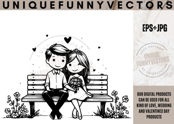 Charming Love & Wedding SVG Vectors for Design Projects