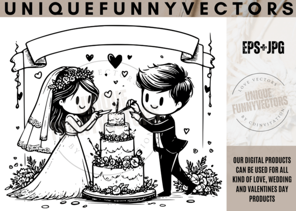 Charming SVG Vectors for Love & Wedding Designs
