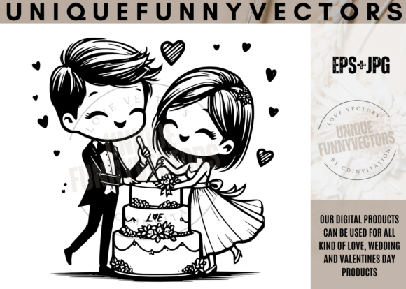 Charming Vector Graphics for Love & Wedding Design