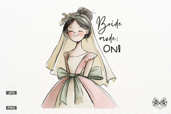 Charming Wedding Clipart for Elegant Design Projects