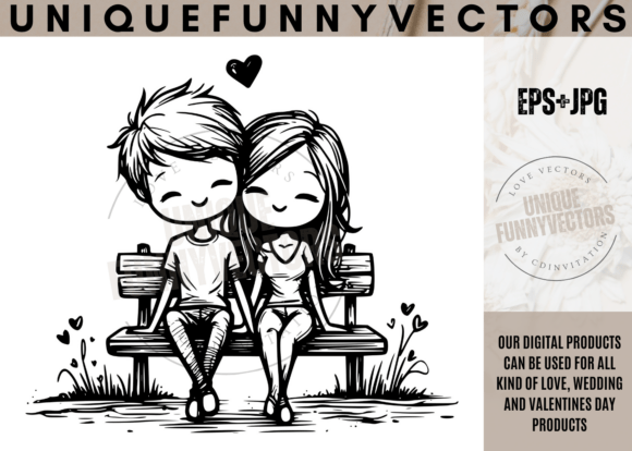 Charming Wedding Couple SVG & Stick Vectors for Modern Design