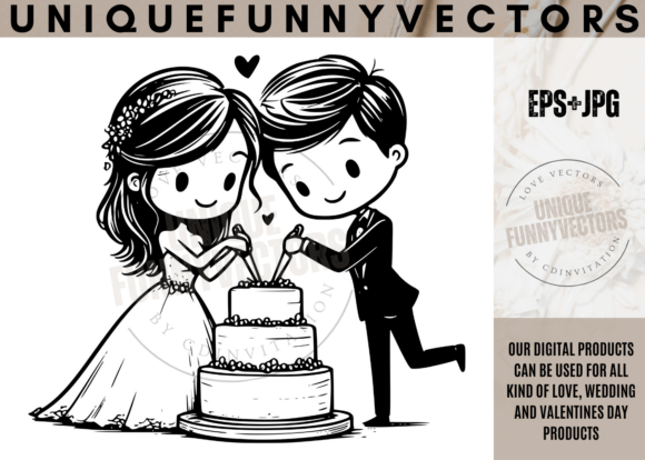 Love and Wedding Svg Vectors 458: Creative Design Assets