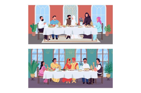 Traditional Oriental Wedding Dinner: A Designer's Visual Resource
