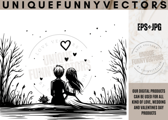 Wedding Couple Svg and Stick Vectors 371: A Designer's Guide