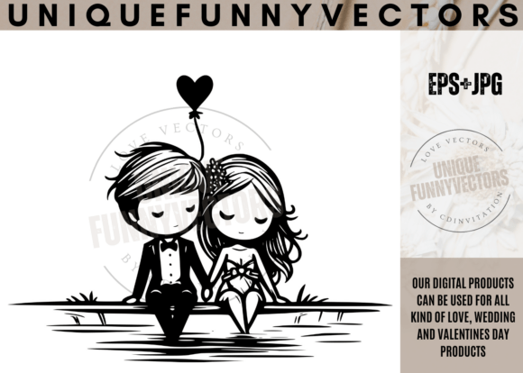 Wedding Couple SVG: Versatile Vector Art for Modern Design
